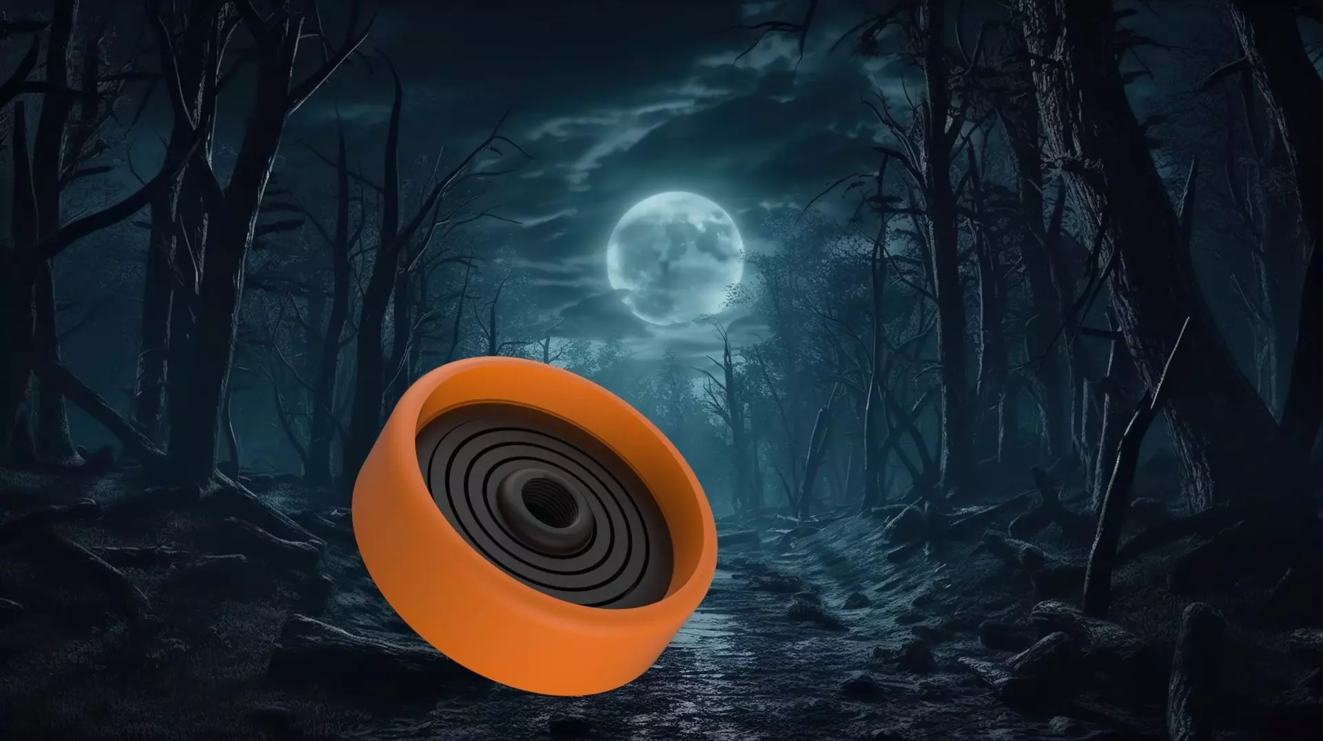 Springy Ghost 3D Printable Halloween Decoration 3D print model_10