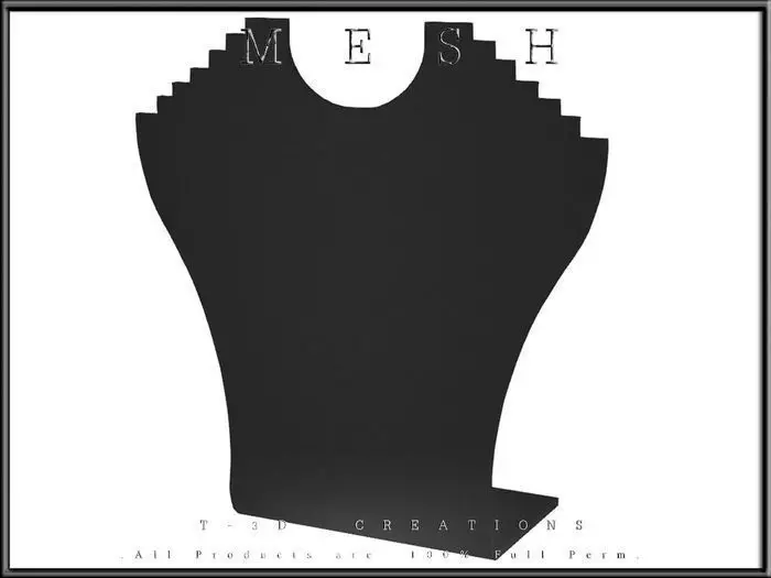 Jewelry Display Holder Stand Low-poly 3D model_2