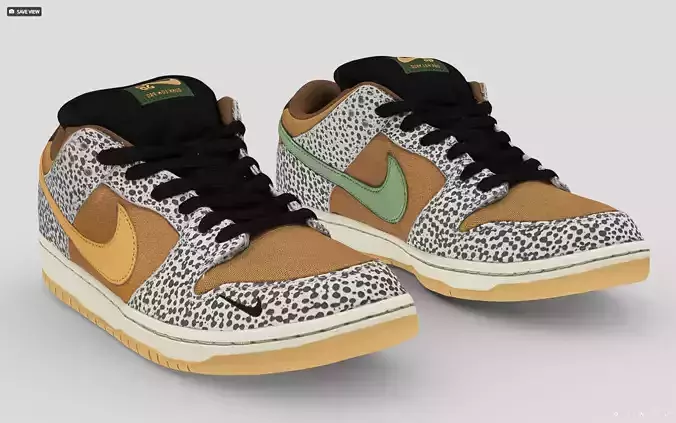 Nike Air  Dunk Low safari Mix