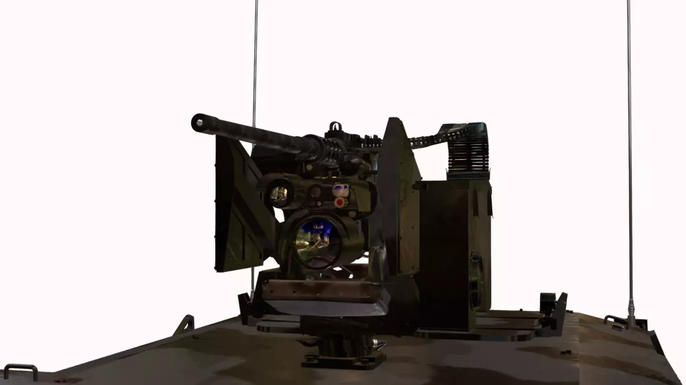 VBTP IVECO GUARANI BOPE Low-poly 3D model_8