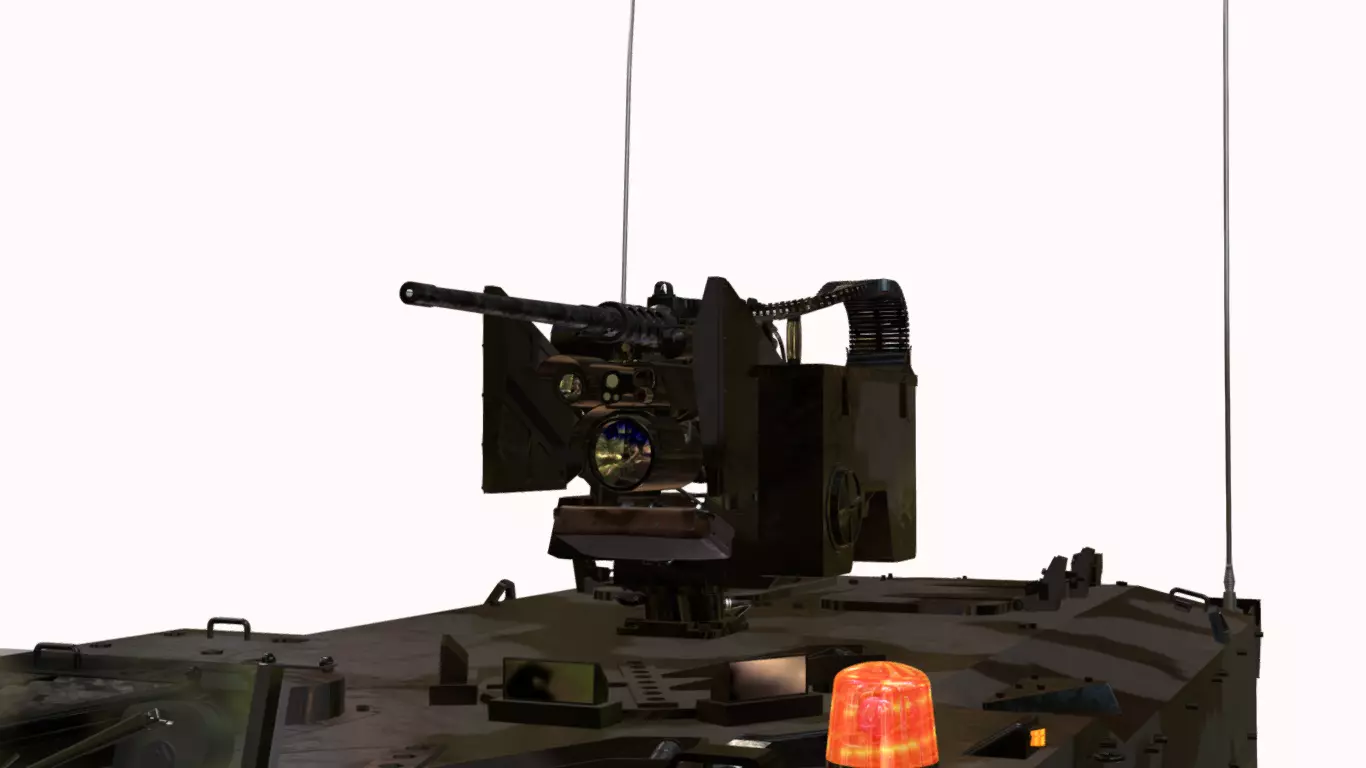 VBTP IVECO GUARANI BOPE Low-poly 3D model_7