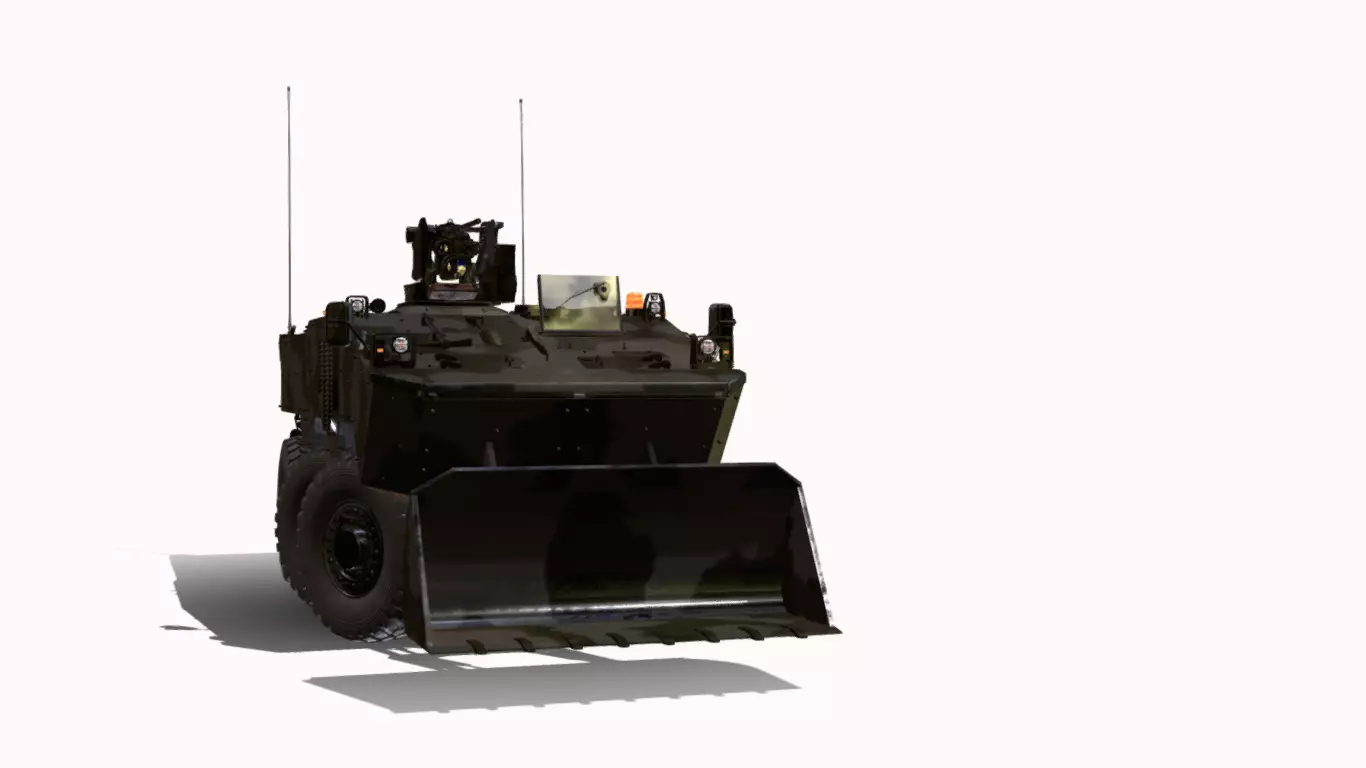 VBTP IVECO GUARANI BOPE Low-poly 3D model_2