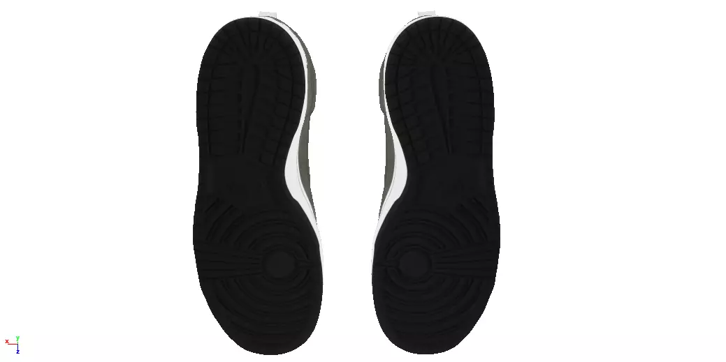 Nike Air SB Dunk High Brain Wreck Low-poly 3D model_4