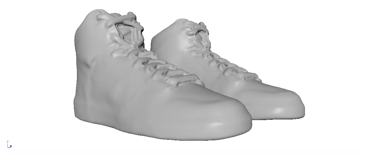 Nike Air SB Dunk High Brain Wreck Low-poly 3D model_5