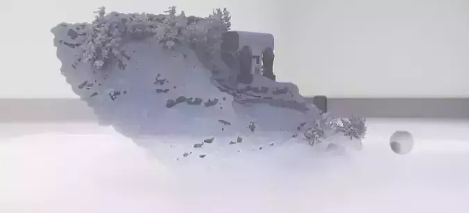 THE SNOW MOUNTAIN HABITAT ALPHA 2024 3D model 4