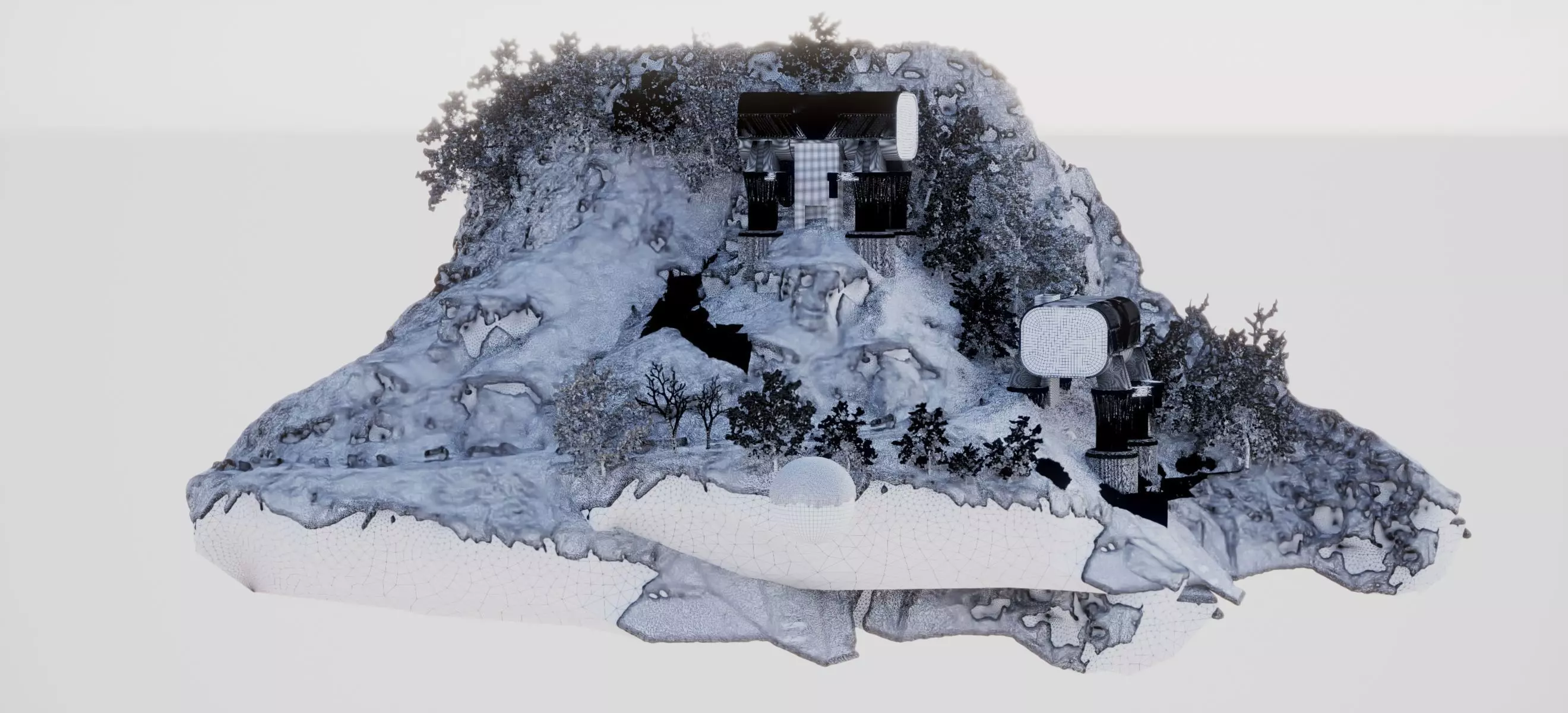 THE SNOW MOUNTAIN HABITAT ALPHA 2024 3D model_11