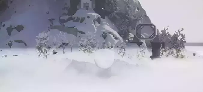 THE SNOW MOUNTAIN HABITAT ALPHA 2024 3D model 7
