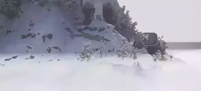 THE SNOW MOUNTAIN HABITAT ALPHA 2024 3D model 6