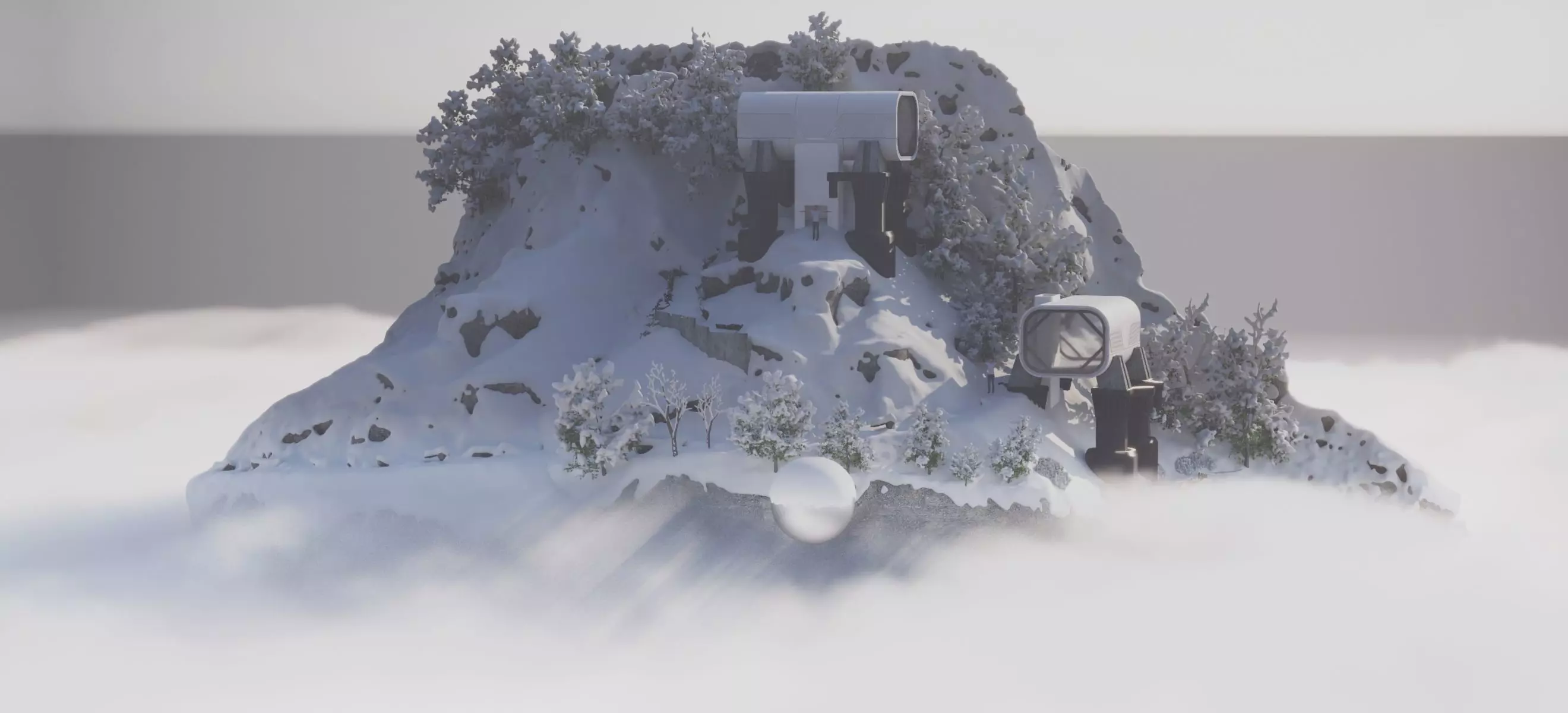 THE SNOW MOUNTAIN HABITAT ALPHA 2024 3D model_1