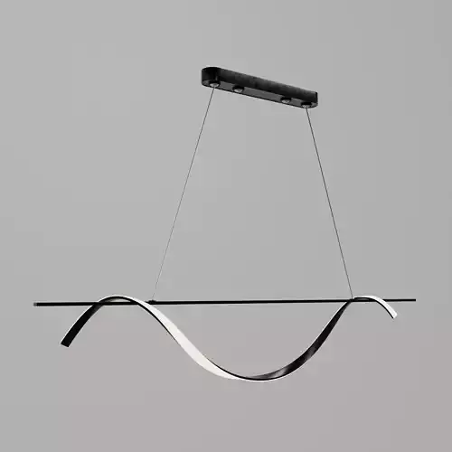 Modern Wave Pendant Light  Minimalist Ceiling Lamp