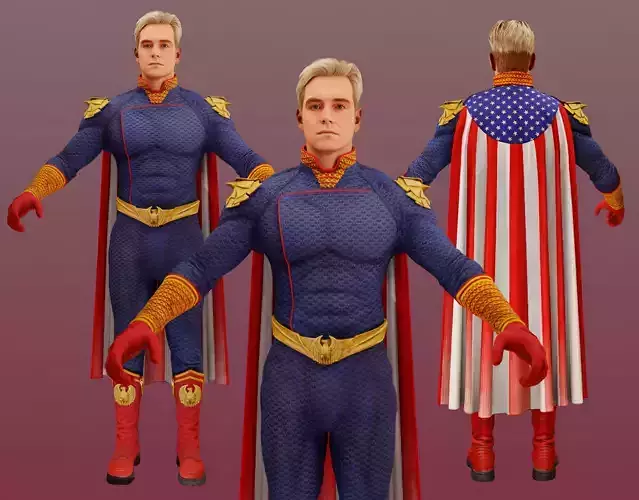 MWII Homelander 3D model