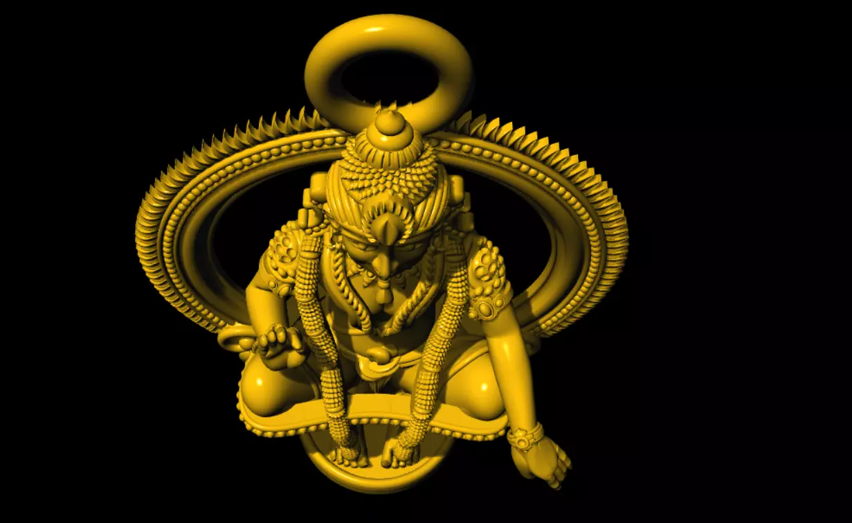 ayyappa 3d printed model 3D print model_6