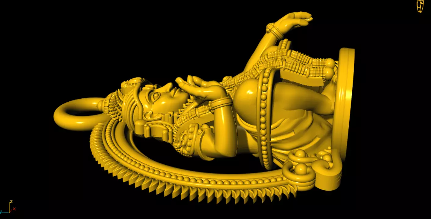 ayyappa 3d printed model 3D print model_16