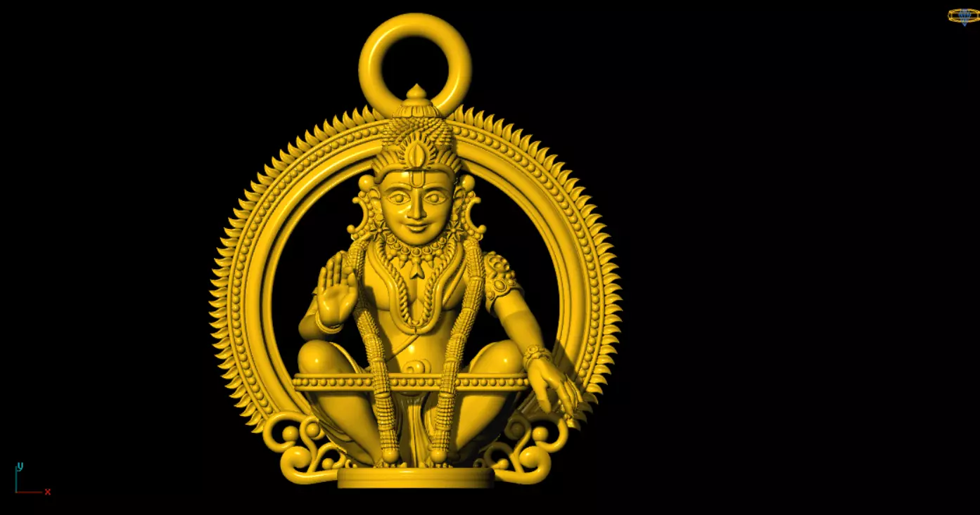 ayyappa 3d printed model 3D print model_3