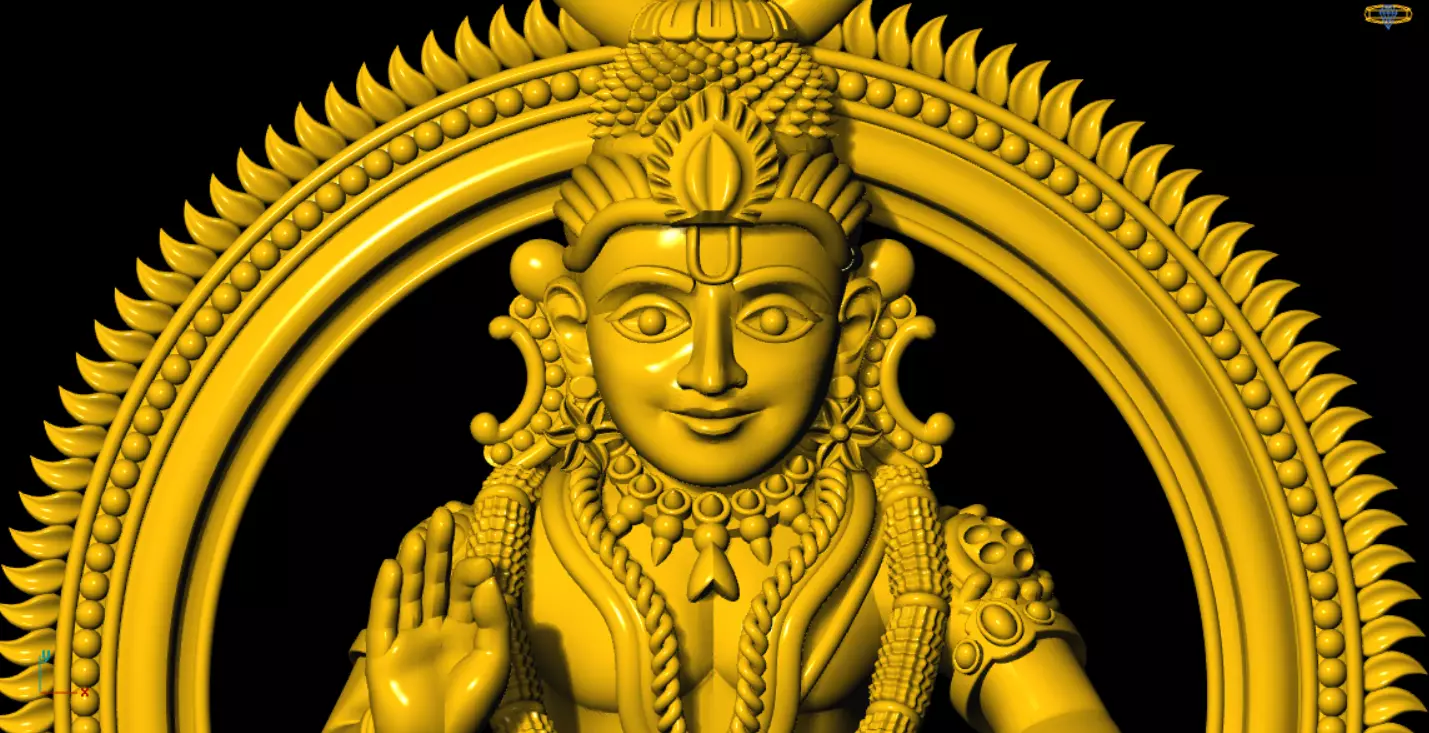 ayyappa 3d printed model 3D print model_5