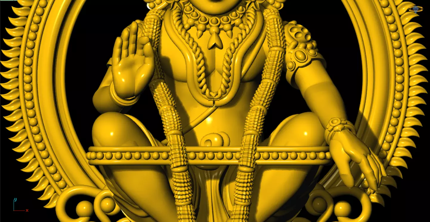 ayyappa 3d printed model 3D print model_4