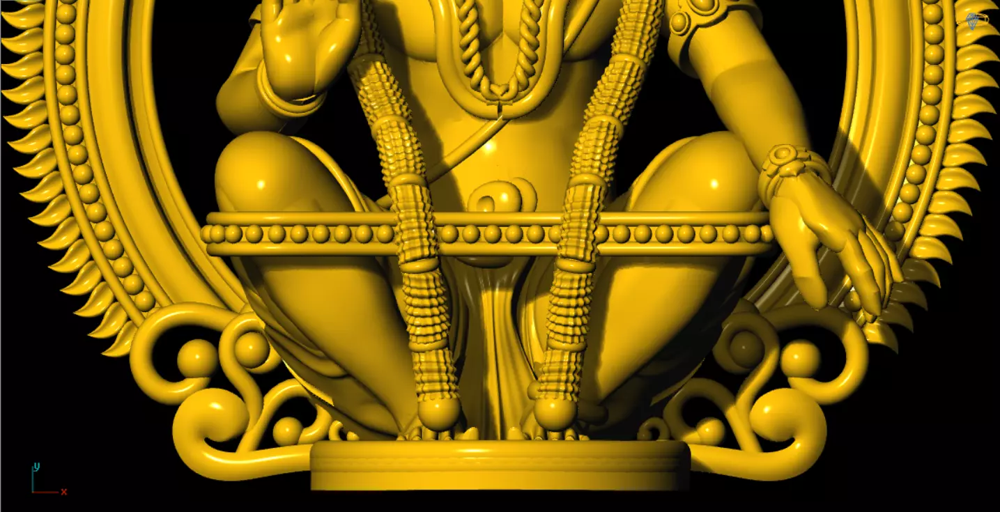 ayyappa 3d printed model 3D print model_13