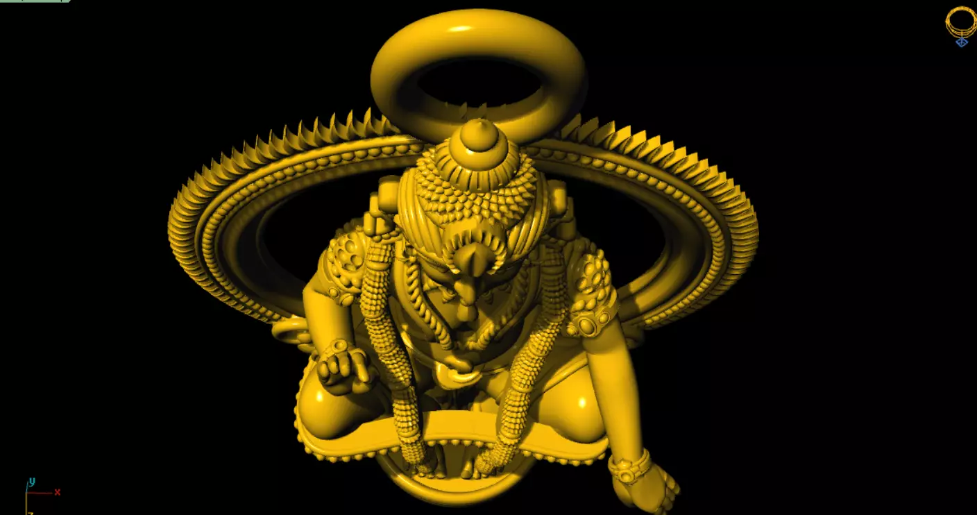 ayyappa 3d printed model 3D print model_21