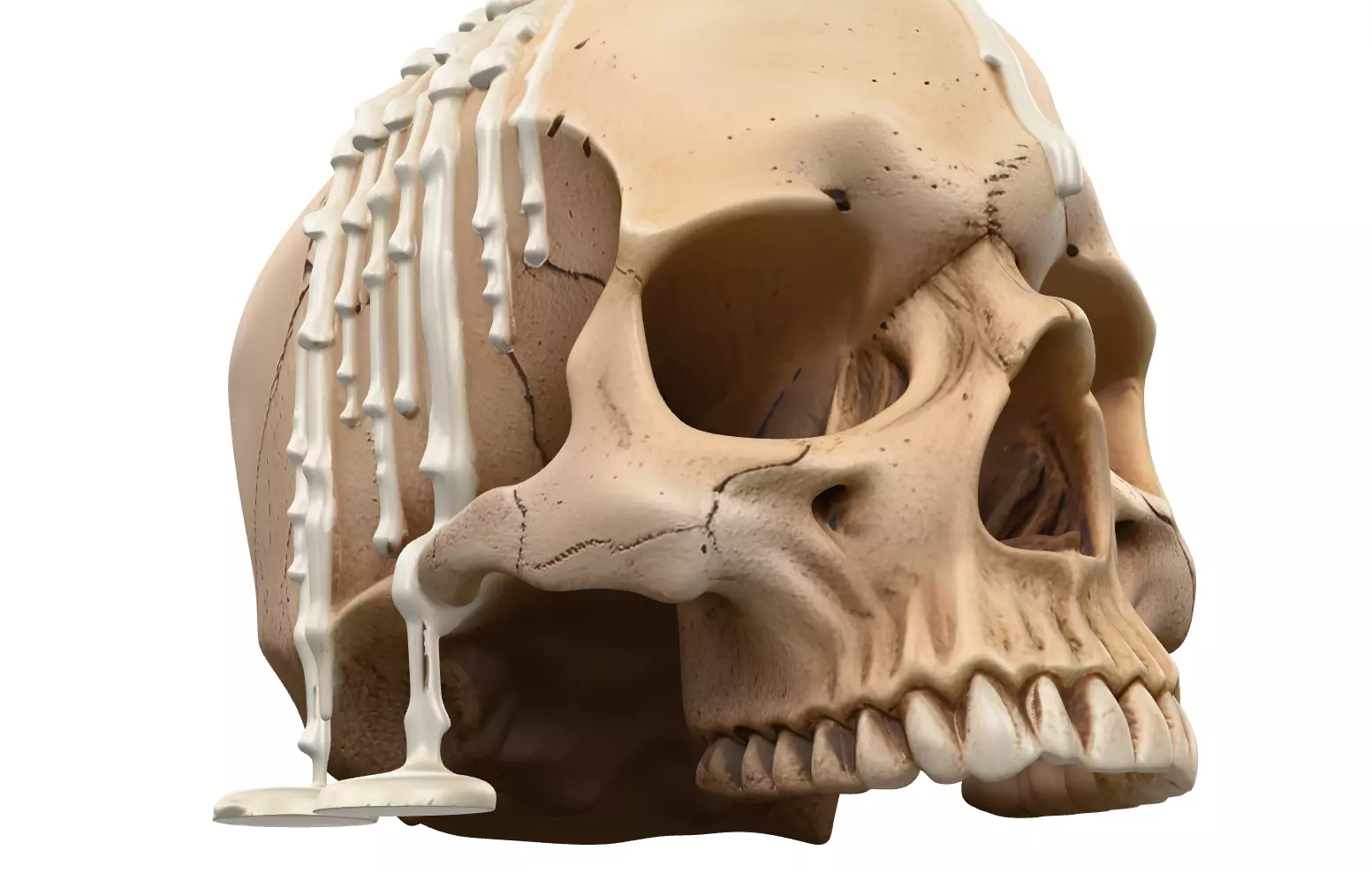 Halloween 3D Props Pack HIGH And Low Poly Low-poly 3D model_4