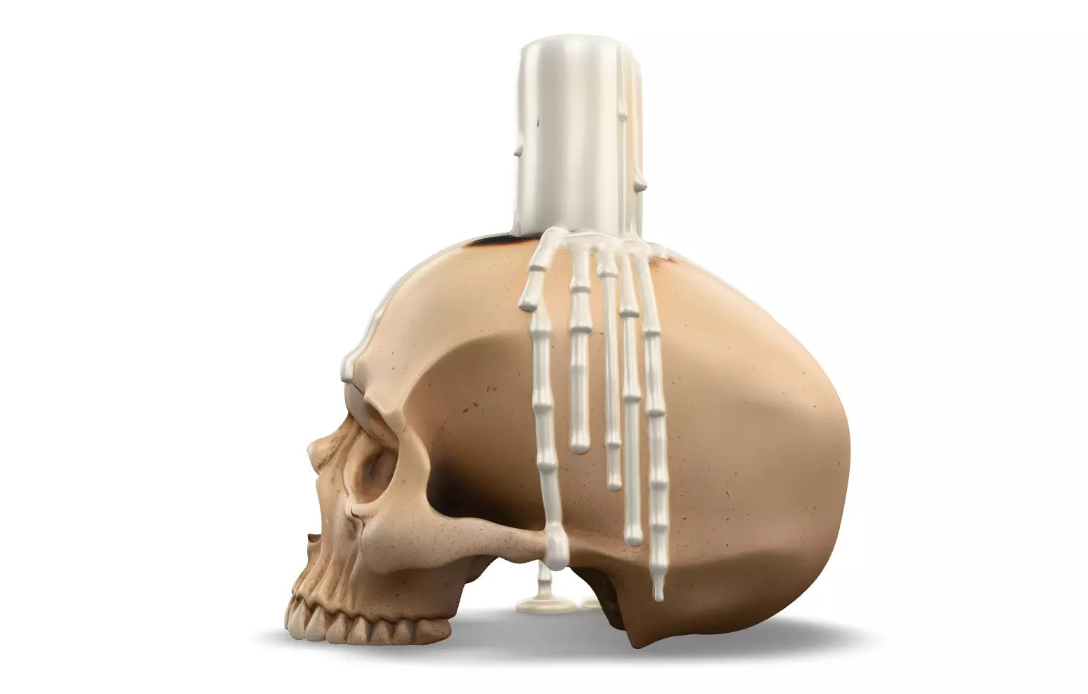 Halloween 3D Props Pack HIGH And Low Poly Low-poly 3D model_5