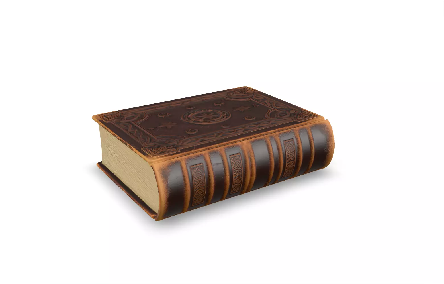 Halloween 3D Props Pack HIGH And Low Poly Low-poly 3D model_8