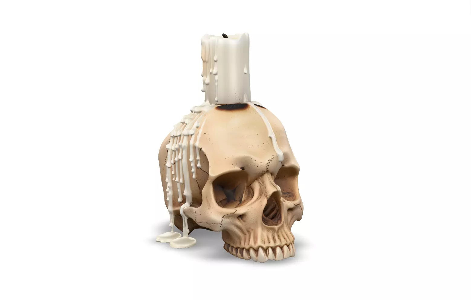 Halloween 3D Props Pack HIGH And Low Poly Low-poly 3D model_2