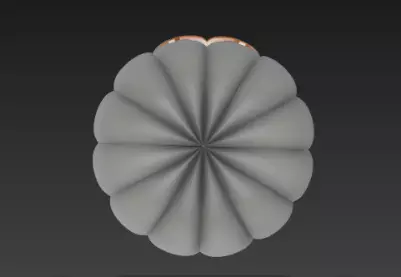 Gray Jack O Lantern Pumpkin 3D Model Halloween Sculpture 3D print model_17