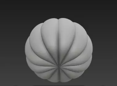 Gray Jack O Lantern Pumpkin 3D Model Halloween Sculpture 3D print model_18