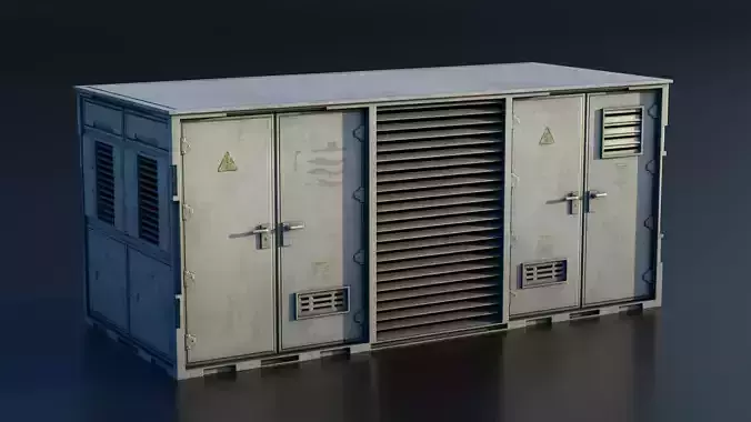 Electrical Container Box Large - Industrial Machine Type E