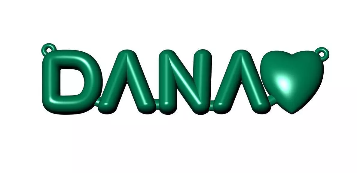 COSTUM NAME PENDANT 3D print model_6