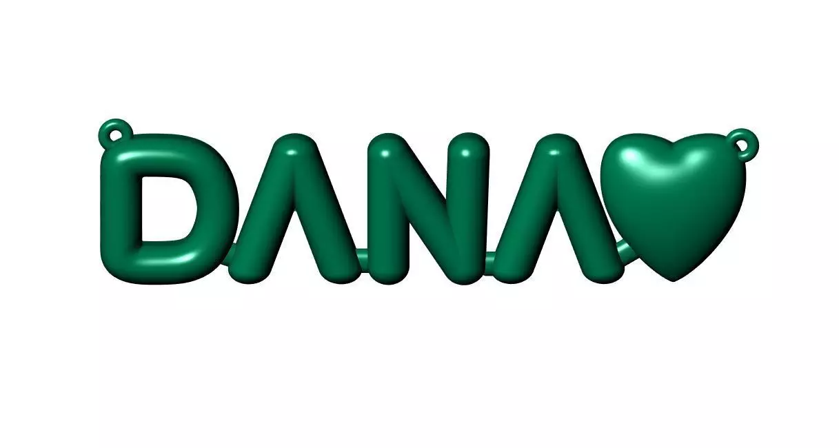 COSTUM NAME PENDANT 3D print model_5