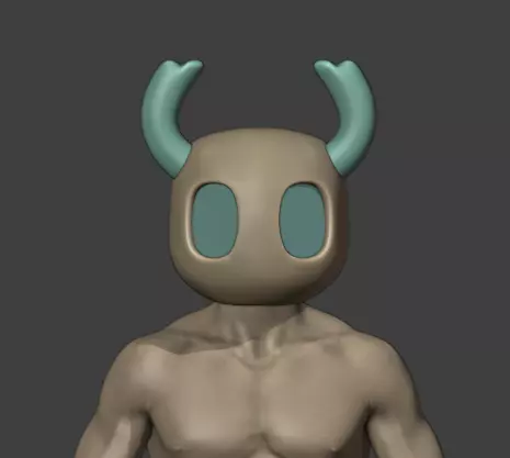 Hollow Knight helmet mask 3D print model_2
