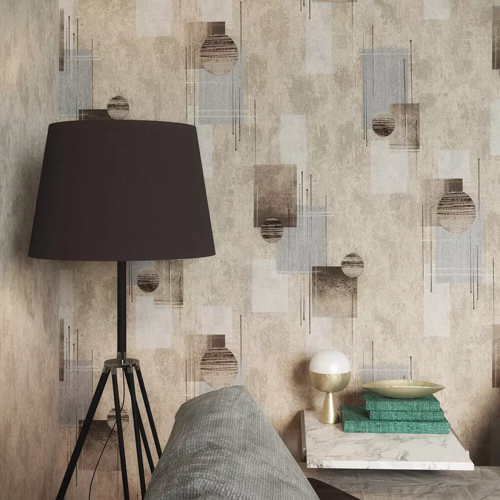 Geometric Mid Century Wallpaper Texture Texture_0