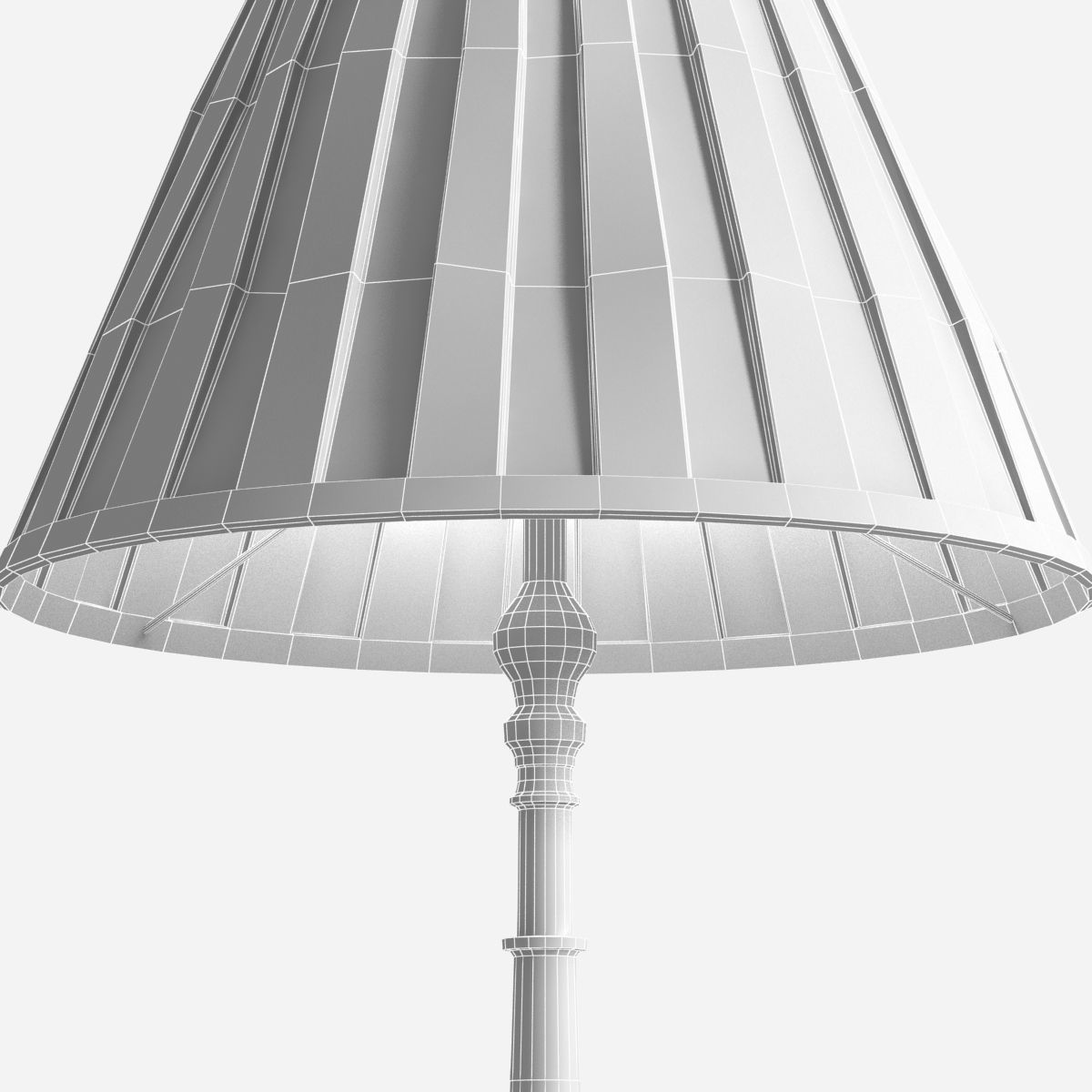 Besselink and Jones Beehive candlestick lamp 3D model_4