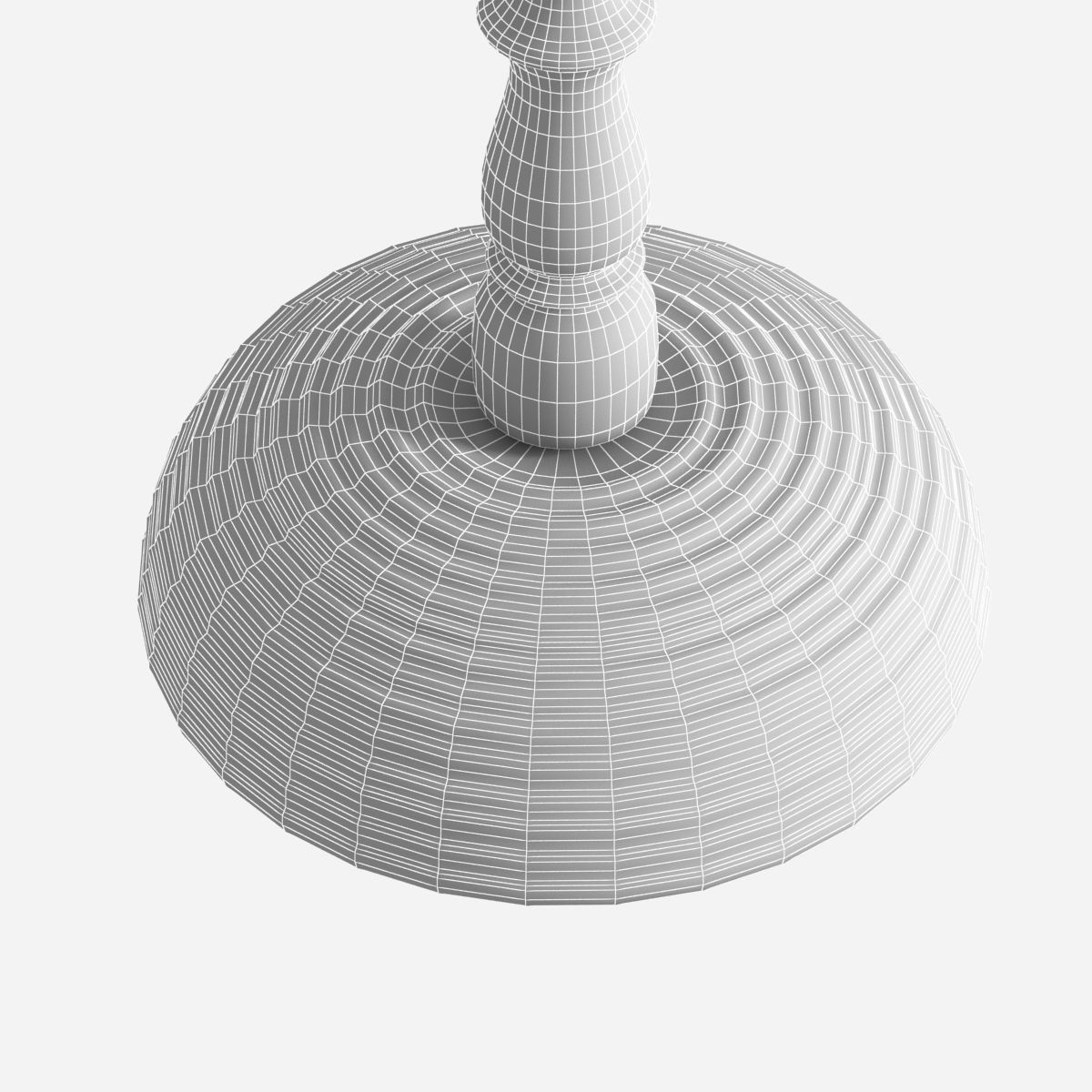 Besselink and Jones Beehive candlestick lamp 3D model_10