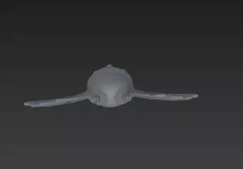 Realistic 3D Model of Gray Bat Happy Halloween 3D print model_18