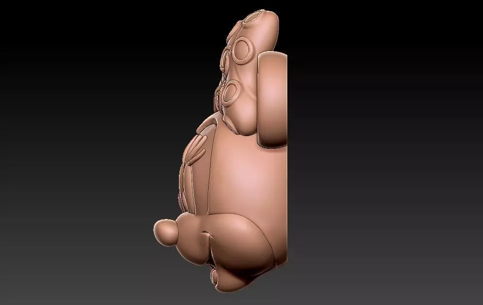 Minnie Mouse 3D Pendant 3D print model_7