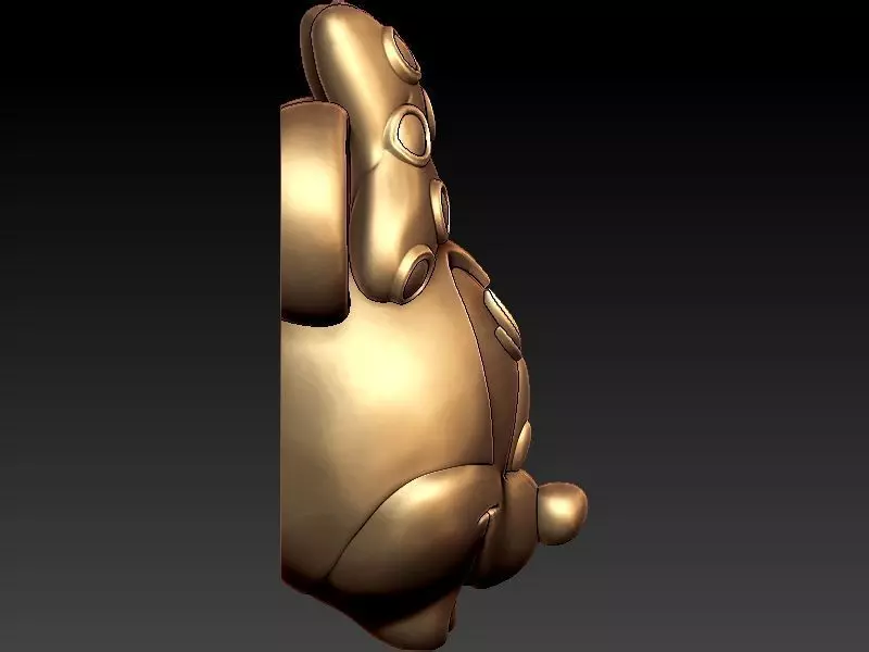 Minnie Mouse 3D Pendant 3D print model_1