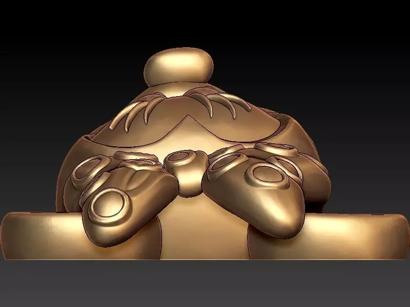 Minnie Mouse 3D Pendant 3D print model_4