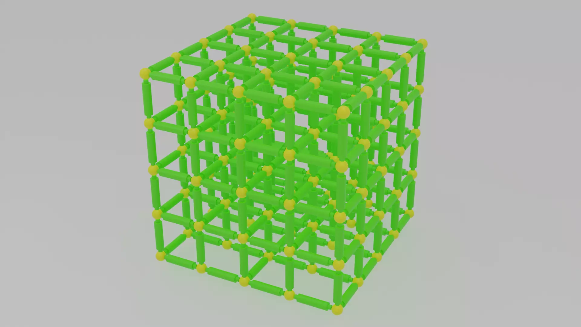 Porous Coordination Polymer PCP Low-poly 3D model