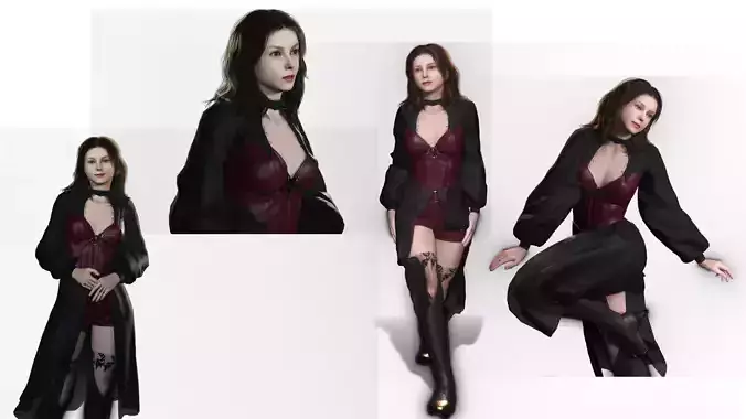 Cute Witch Enchanted Female Character CC4 iClone 8