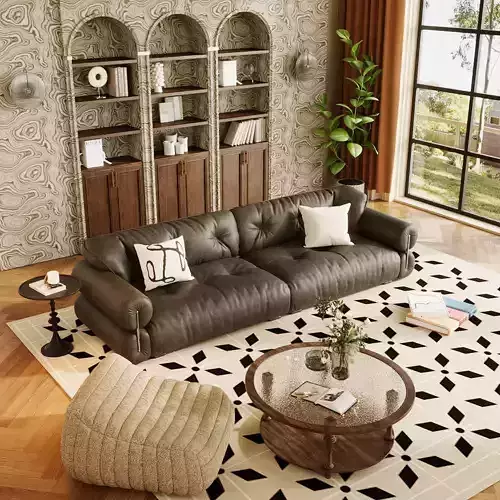 Retro  style living room