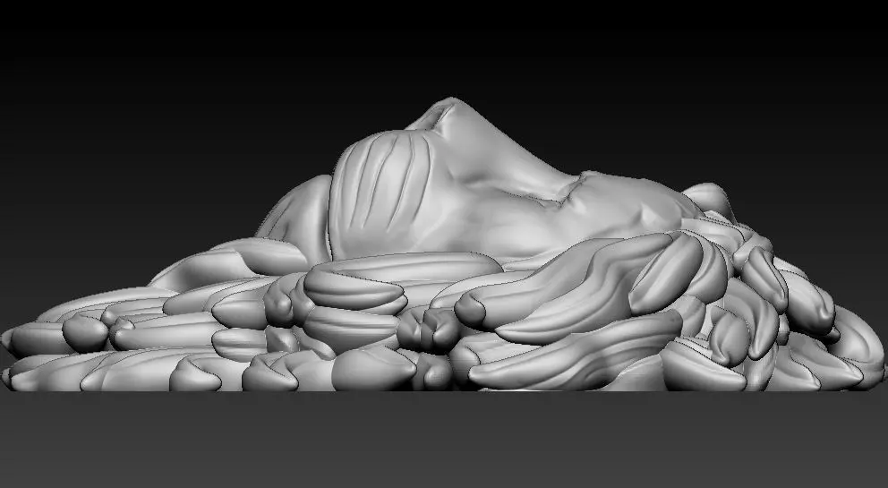 Lion Face 3D print model_4