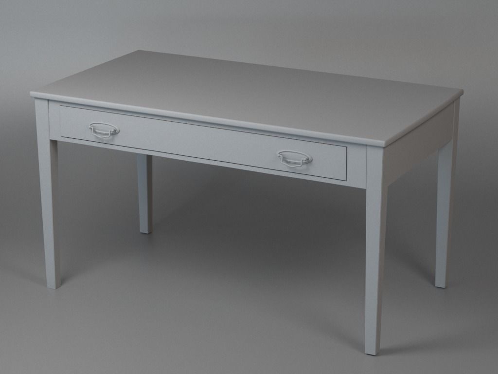 Old Table 3D model_2