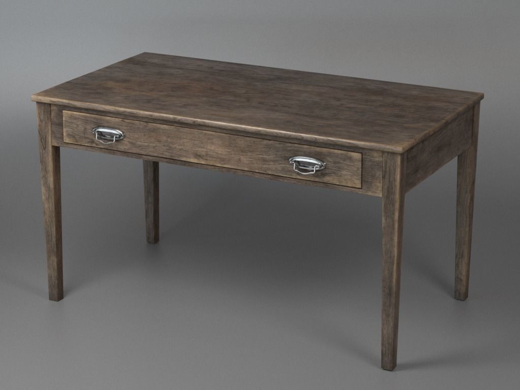 Old Table 3D model_1