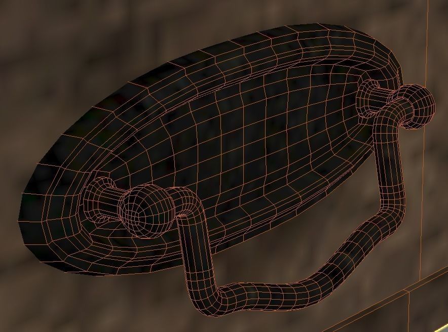 Old Table 3D model_4