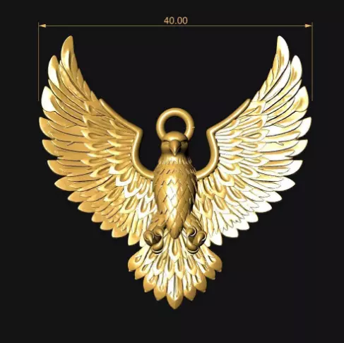 Eagle model 3D print model Free 3D print model_1