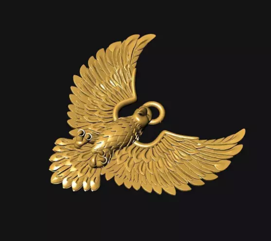 Eagle model 3D print model Free 3D print model_2