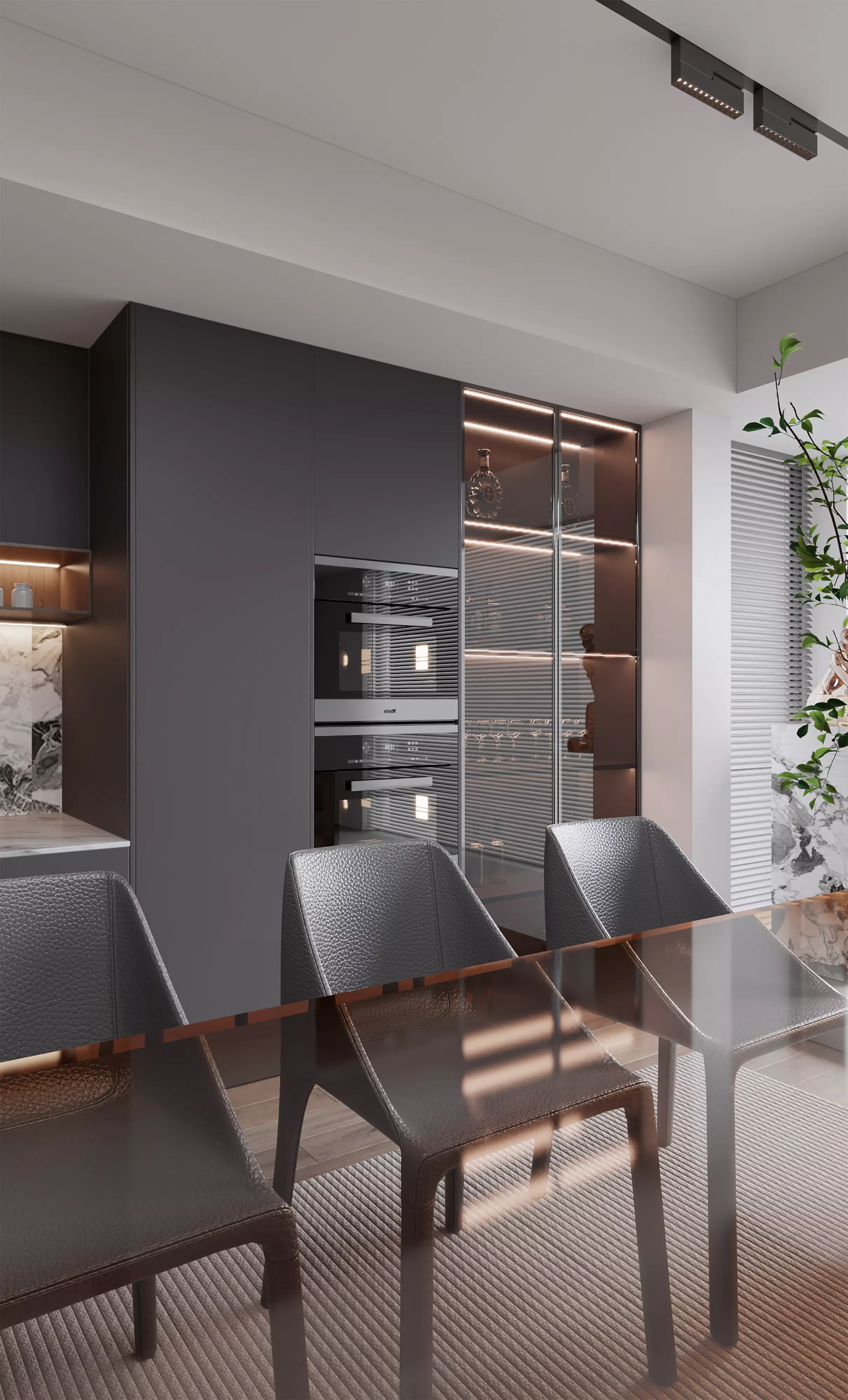 Sharing of a Recent Partial Dining Room 3D Scene 3D model_5