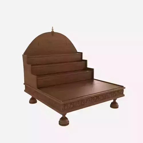 indian antique wooden pooja stand